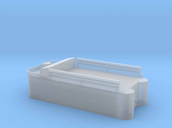 Class 56, 60, or C-16 tender tank, with rivets 3d printed