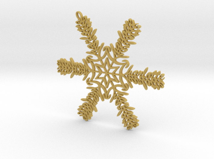 Charlotte snowflake ornament 3d printed