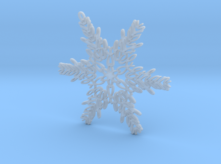 Ethan snowflake ornament 3d printed