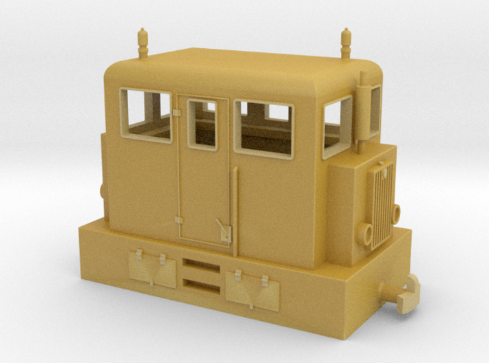 Diesel loco H0e "PocketBahn" 3d printed 