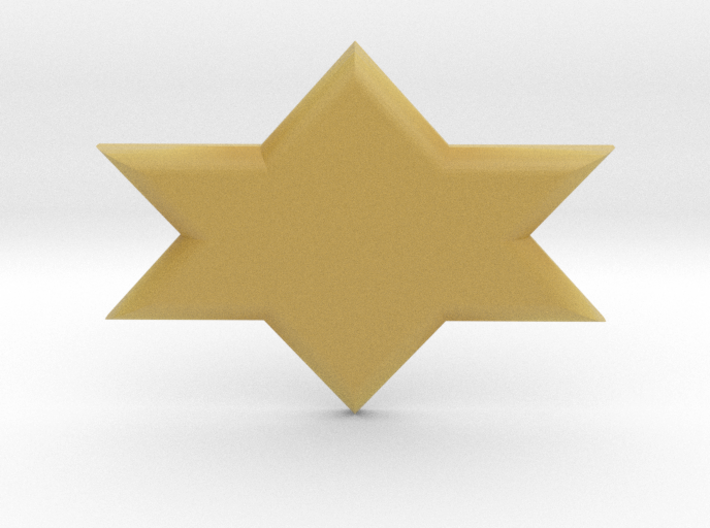 Star of David 3d printed
