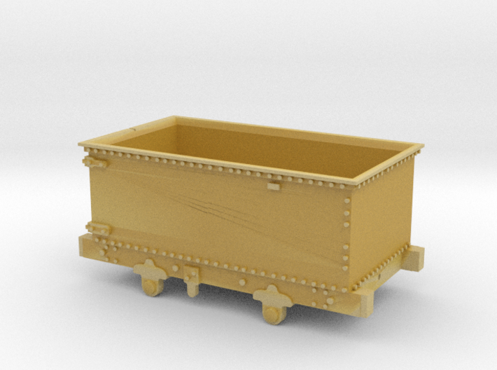 5.5mm Corris 'Queen Mary' Wagon 3d printed
