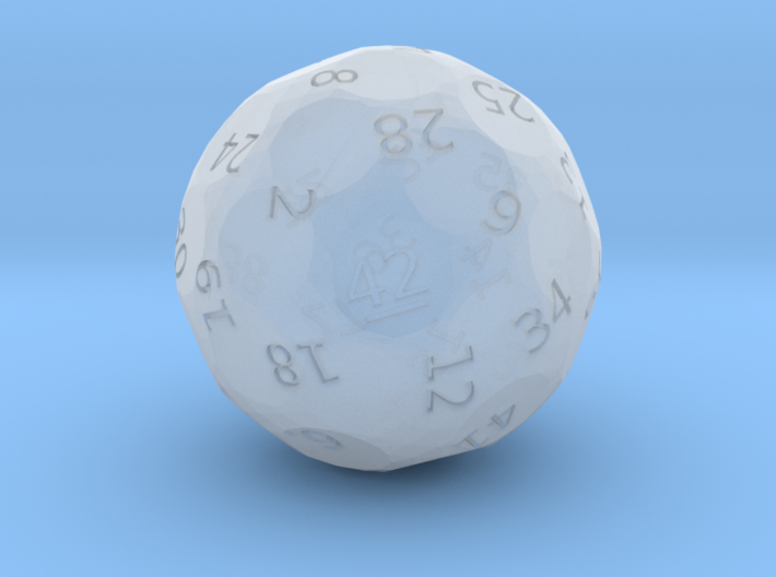 d42 &quot;Dice, the Universe, and Everything&quot; 3d printed