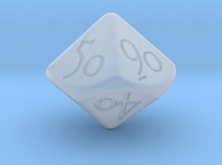 D10 D&amp;D &quot;Tens&quot; Dice 3d printed