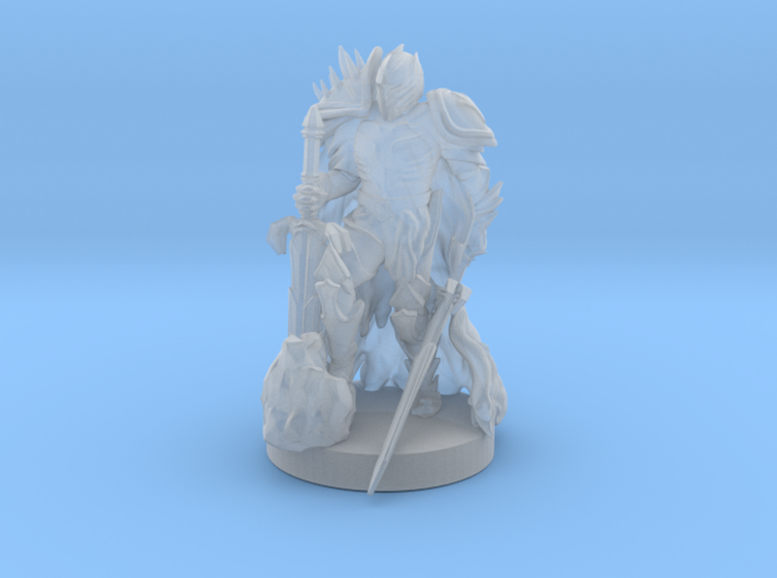Antipaladin with Dual Massive Swords 3d printed