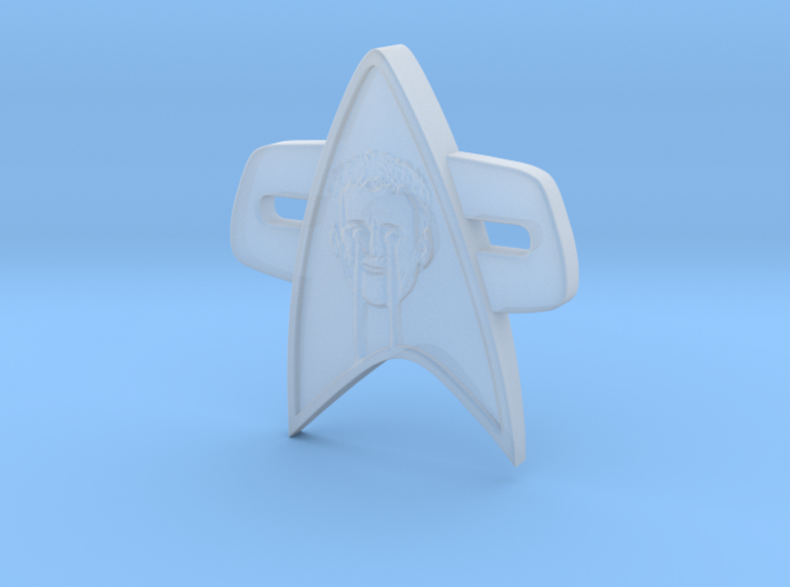 Phaser Eyes Corps Comm Badge 3d printed