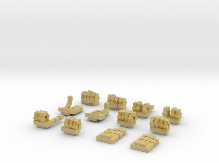 MG Wing Expressive Hands VALUE PACK 3d printed