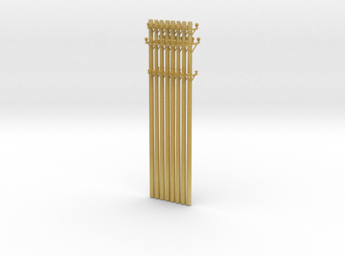 Great Northern Catenary Poles - 8 pack 3d printed 