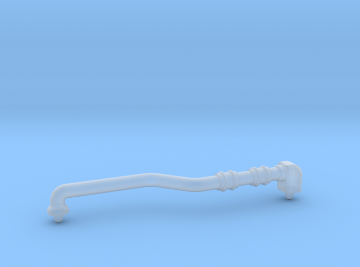 Small Pipe 4mm diameter 70mm in length with detail 3d printed