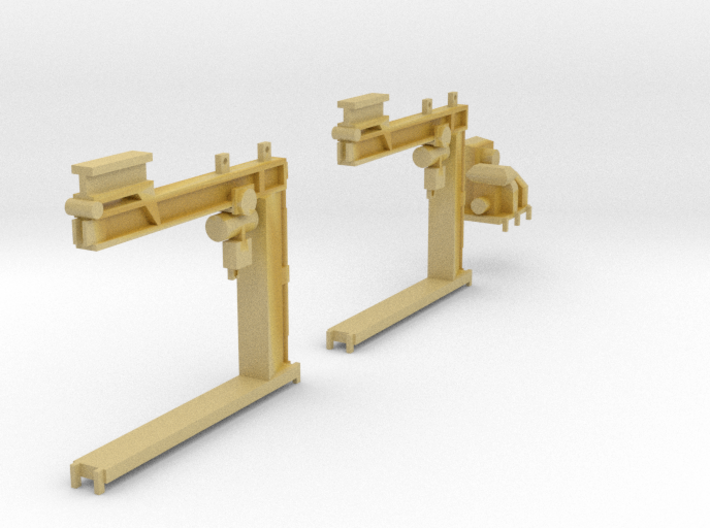 Crane for Salmon track carrying wagons in N gauge 3d printed