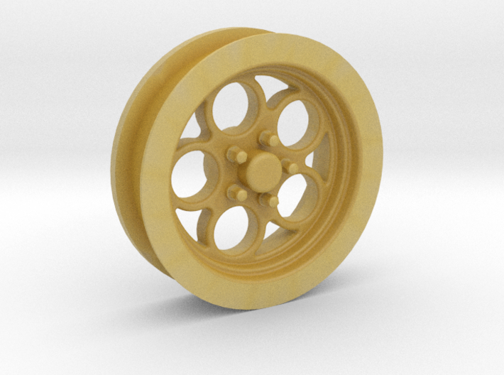 1/18 Muscle Machines Circle Rim Front Skinny Tire 3d printed