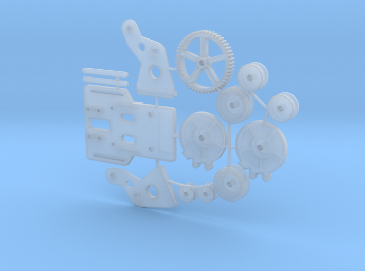 Anchor winch parts scale 1:35 3d printed