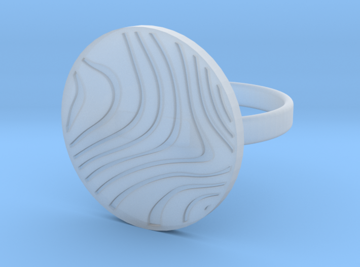 Wavey Ring // Pewdiepie inspired // Size 6.5 3d printed