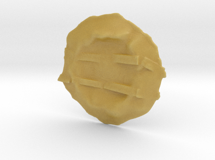Crater with motor vehicle planks B 3d printed