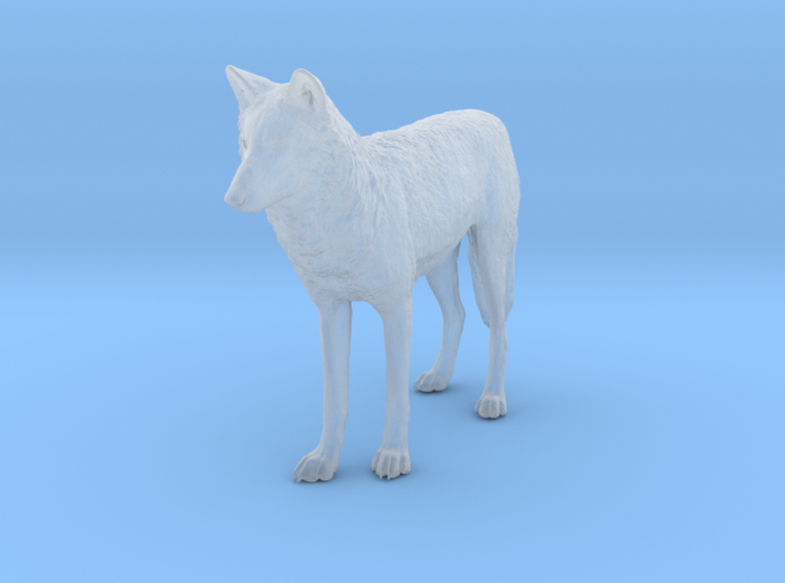 North American Gray Wolf - 1:72 3d printed