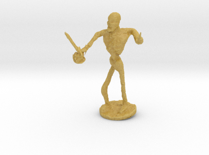 Skeleton with Attitude 3d printed 