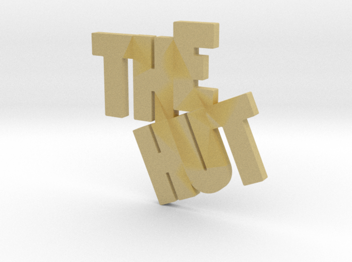THE HUT 3d printed 