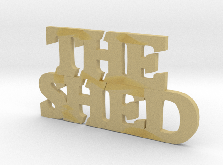 THE SHED 3d printed 
