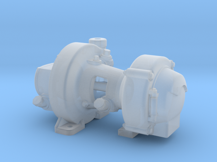 1:16 Scale Pyle Type &quot;K2&quot; Steam Turbo Generator 3d printed