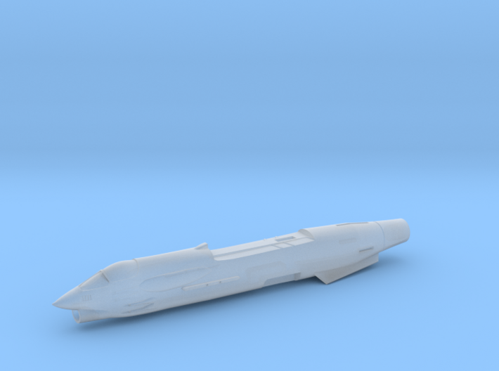 F8-144scale-02-Airframe-WithLaunchers 3d printed