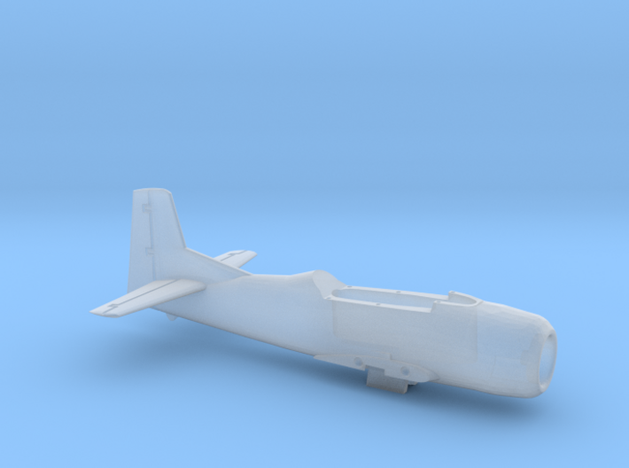 T-28B-200scale-06-OnTheDeck-AirFrame 3d printed