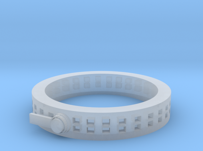 Zipper ring 3d printed