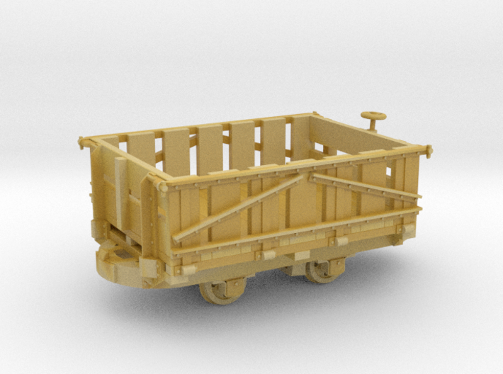 7mm scale Fauld wagon complete 3d printed 