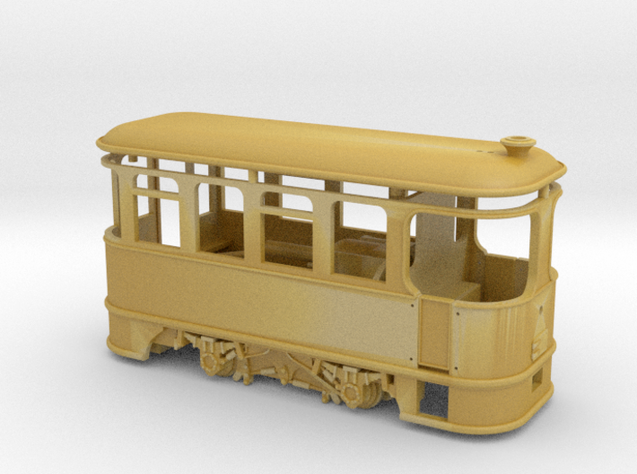 TTn3 K.P. Steam Tramcar  3d printed 