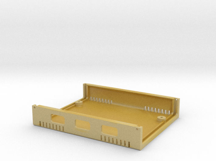 USB Sidecar for MiSTer Case B Shell (1/2) (v1.1) 3d printed