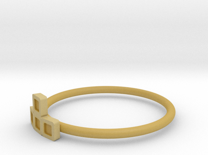 Block Puzzle Ring (Type-T) 3d printed