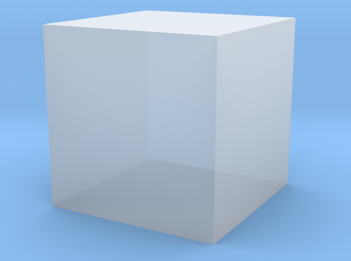3D printed Sample Model Cube 1cm 3d printed