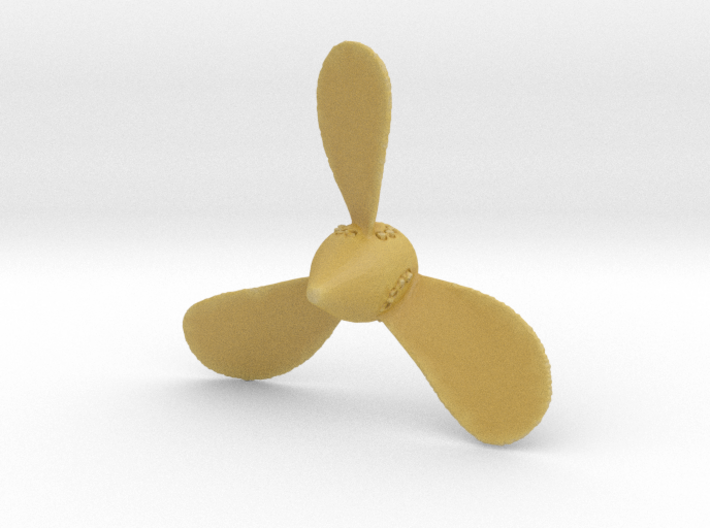 Titanic Port 3-Bladed Propeller - Scale 1:350 3d printed