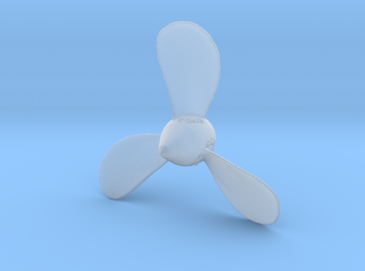 Titanic Starboard 3-Bladed Propeller - Scale 1:350 3d printed