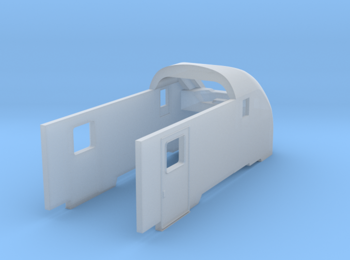 [N-1/160] Bloc cabine b5uxh [base Roco/Fleischmann 3d printed