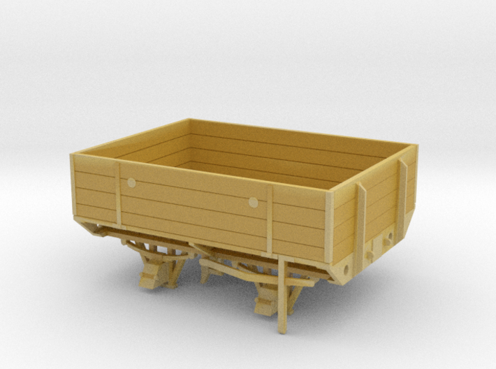 GWR W&L Timber Bolster Open Wagon 3d printed 