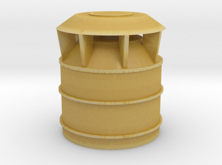 US Vent 24inch bucket 1-72scale 3d printed 
