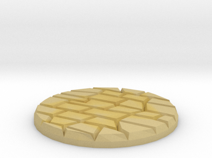 Dungeon Floor 1&quot; Circular Miniature Base Plate 3d printed
