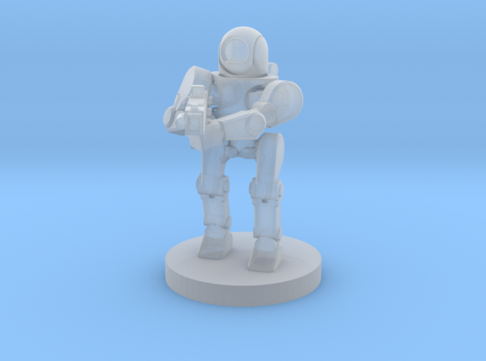 Rifle Sentry Robot (28mm Scale) 3d printed