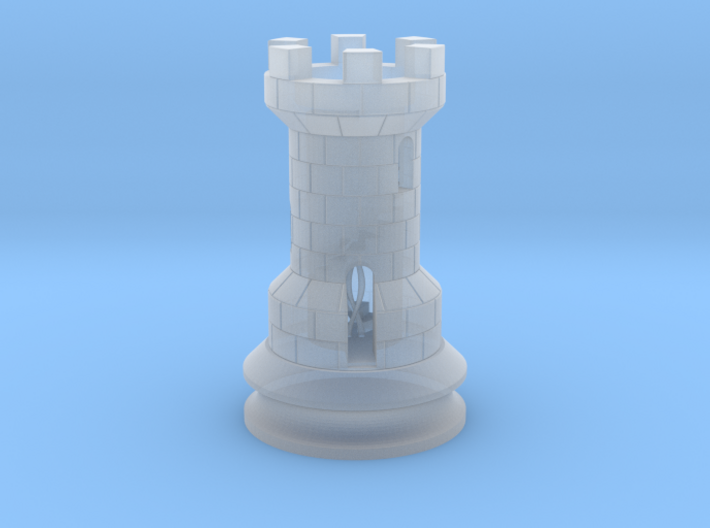 Rook Chess Piece 3d printed