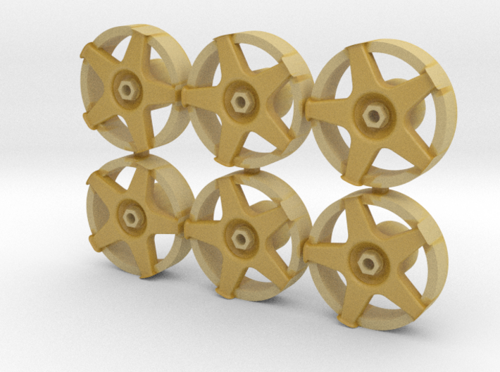 3D Wheel Inserts - O.Z. Racing Wheels 3d printed 