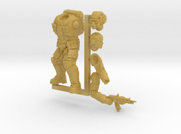 Earthling Soldier 3d printed