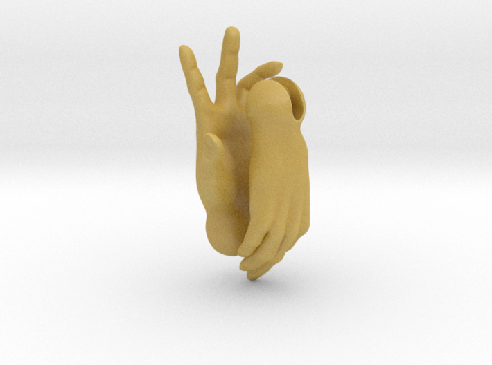 Human female hands for 'Storybook' BJD female 3d printed