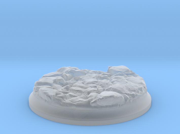 Lava Stream - 40 mm Base for Tabletop Games 3d printed