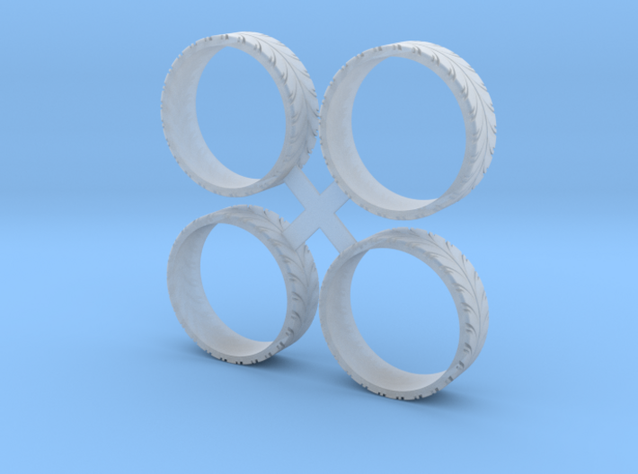 Base 28 Tires (ONLY) 3d printed