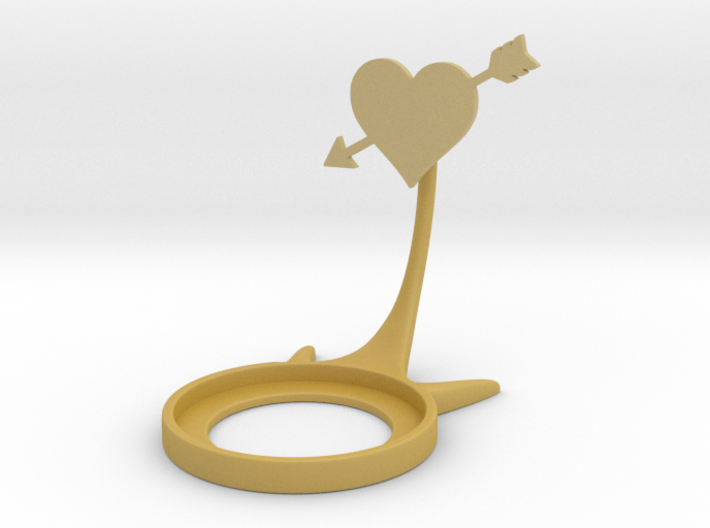 Valentine Arrow Heart 3d printed