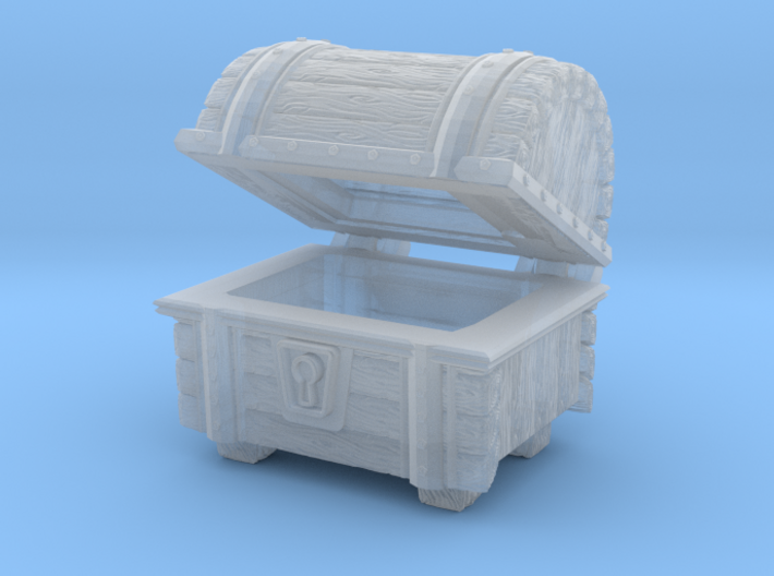 Wooden Chest Hinged 3d printed