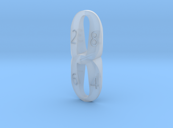 d8 eight shaped 3d printed
