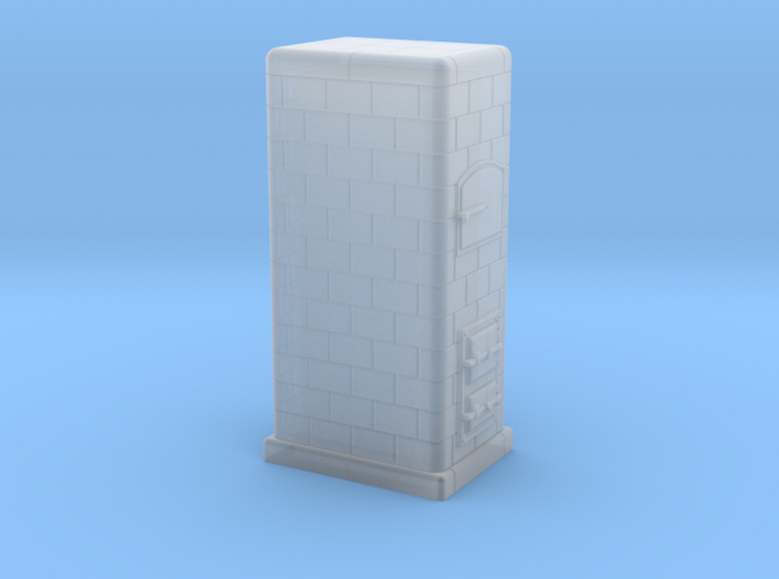 H0 Tiled coal-burning stove 1:87 (IId) 3d printed