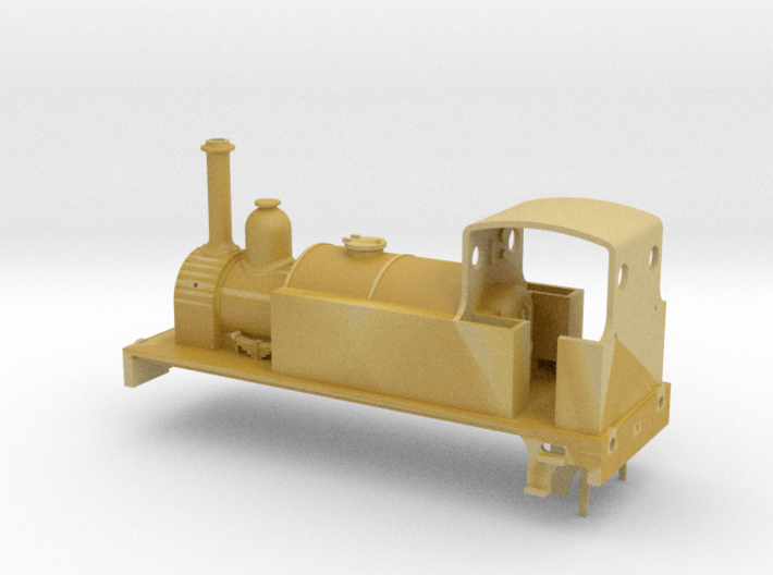 Industrial Shunter (for Electrotren 0-6-0 chassis) 3d printed 