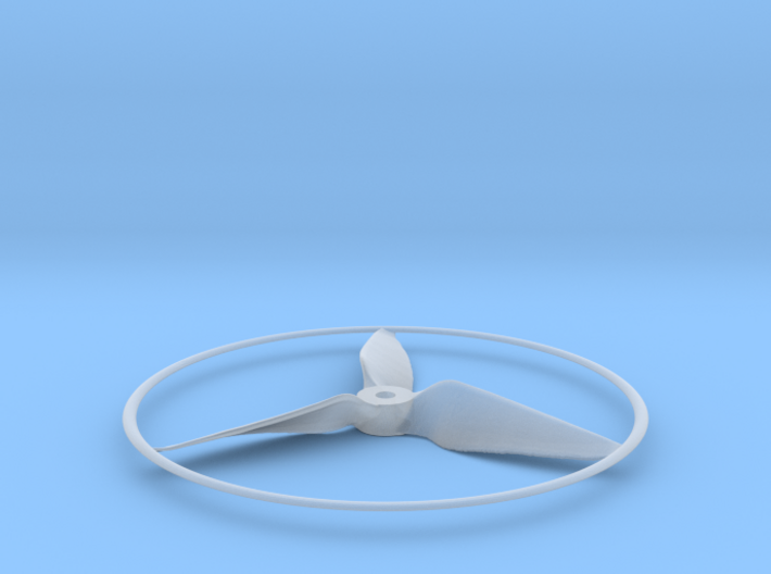 Drone Propeller - 5&quot; CCW Puller With Rim 3d printed